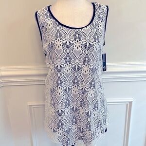 New Directions lace shirt